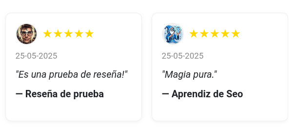 plugin de reseñas de aprendizdeseo